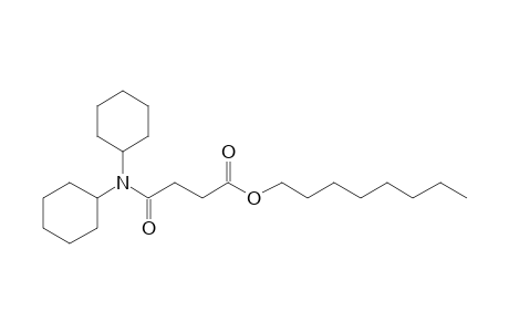 Succinic acid, monoamide, N,N-dicyclohexyl-, octyl ester