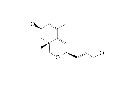 APOCAROTENOID;(1R,3R,8S,E)-8,12-EPOXY-1,6-CYCLOFARNESA-4,6,9-TRIENE-3,11-DIOL