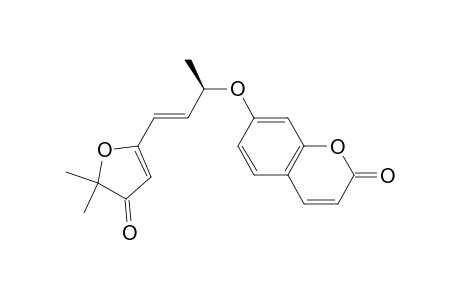 7-{[(1R,2E)-3-(5,5-dimethyl-4-oxo-4,5-dihydrofuran-2-yl)-1-methyl-2-propenyl]oxy}-2H-chromen-2-one
