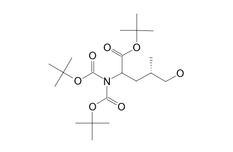 TERT.-BUTYL-(2-R/S,4S)-N,N-DI-TERT.-BUTOXYCARBONYL-5-HYDROXYLEUCINE