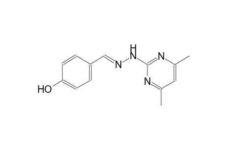 4-hydroxybenzaldehyde (4,6-dimethyl-2-pyrimidinyl)hydrazone