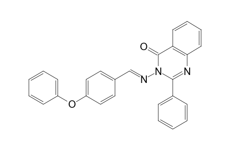 2-Phenyl-3-{[(E)-(4-phenoxyphenyl)methylidene]amino}quinazolin-4(3H)-one