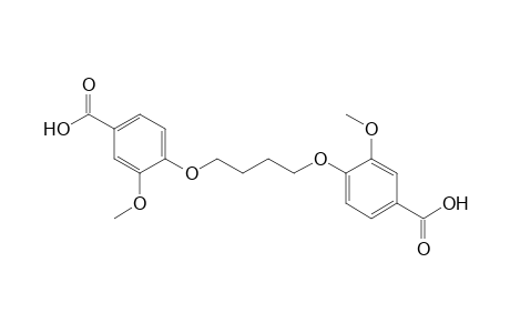 4-[4-(4-carboxy-2-methoxy-phenoxy)butoxy]-3-methoxy-benzoic acid