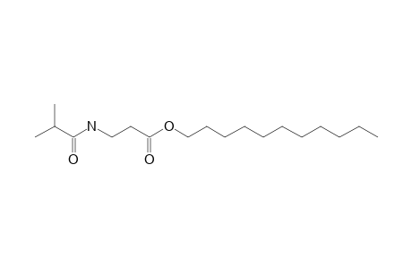 .beta.-Alanine, N-isobutyryl-, undecyl ester