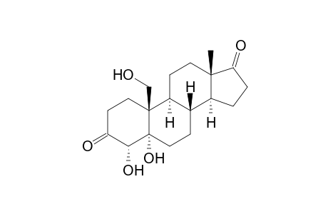 Androstane-3,17-dione, 4,5,19-trihydroxy-, (4.alpha.,5.alpha.)-