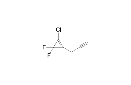 1-chloranyl-3,3-bis(fluoranyl)-2-prop-2-ynyl-cyclopropene