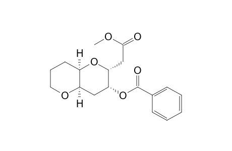 (2R,3R,4aR,8aR)-2-[(Methoxycarbonyl)methyl]octahydropyrano[3,2-b]pyran-3-yl Benzoate