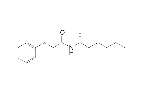 (R)-(-)-N-(1-Methylhexyl)-3-phenylpropanamide