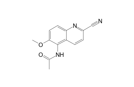 Acetamide, N-(2-cyano-6-methoxy-5-quinolinyl)-