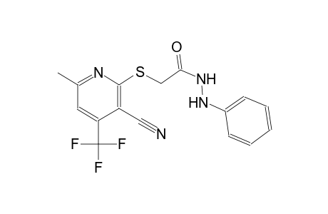 acetic acid, [[3-cyano-6-methyl-4-(trifluoromethyl)-2-pyridinyl]thio]-, 2-phenylhydrazide