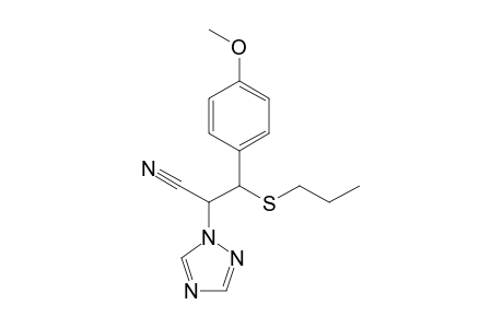 1H-1,2,4-Triazole-1-acetonitrile, alpha-[(4-methoxyphenyl)(propylthio)methyl]-