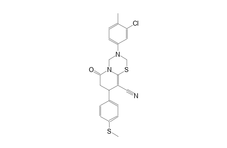 2H,6H-pyrido[2,1-b][1,3,5]thiadiazine-9-carbonitrile, 3-(3-chloro-4-methylphenyl)-3,4,7,8-tetrahydro-8-[4-(methylthio)phenyl]-6-oxo-