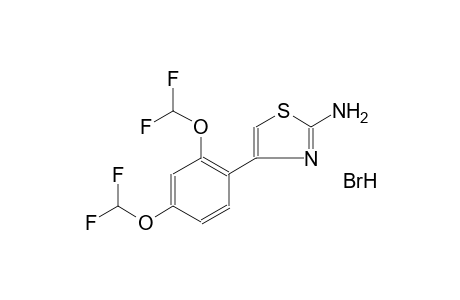 4-[2,4-bis(difluoromethoxy)phenyl]-1,3-thiazol-2-amine hydrobromide