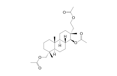 [(1S,2R,4aS,4bR,8R,8aR,10aR)-2-(2-acetyloxyethyl)-8-(acetyloxymethyl)-2,4b,8-trimethyl-3,4,4a,5,6,7,8a,9,10,10a-decahydro-1H-phenanthren-1-yl] acetate