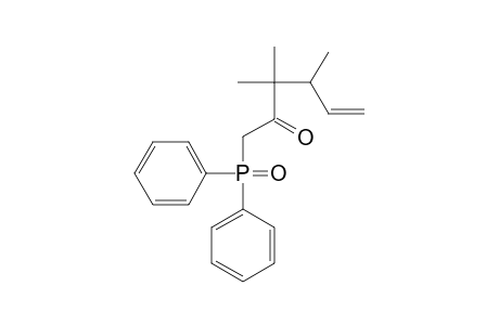 5-Hexen-2-one, 1-(diphenylphosphinyl)-3,3,4-trimethyl-, (.+-.)-