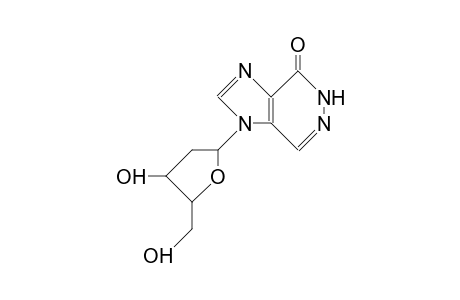 1-(2-Deoxy-A-D-erythro-pentofuranosyl)imidazo(4,5-D)pyridazin-4(5H)-one