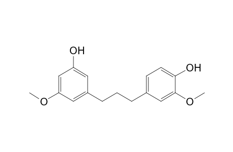 4-[3-(3-Hydroxy-5-methoxyphenyl)propyl]-2-methoxyphenol