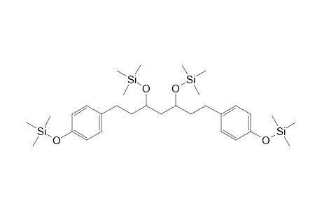 1,7-bis(4-Hydroxyphenyl)heptane-3,5-diol, 4tms derivative