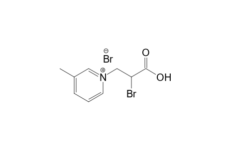 1-(2-Bromo-2-carboxyethyl)-3-methylpyridinium bromide