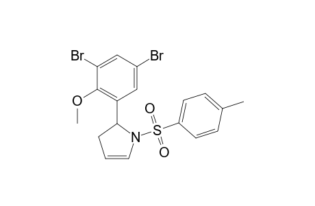 2-(3,5-Dibromo-2-methoxyphenyl)-1-(p-tolylsulfonyl)-2,3-dihydro-1H-pyrrole