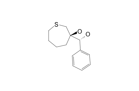 (3SR,1'RS)-3-HYDROXY-3-(1-HYDROXYPHENYLMETHYL)-THIOOXEPANE
