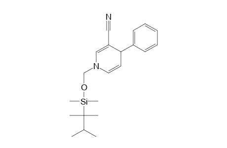 1-[(dimethyl-thexyl-silyl)oxymethyl]-4-phenyl-4H-pyridine-3-carbonitrile