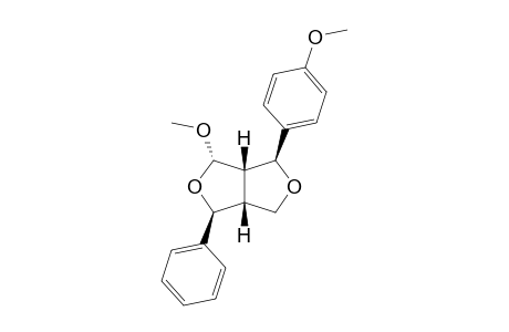 4-ENDO-METHOXY-6-EXO-(4'-METHOXYPHENYL)-2-EXO-PHENYL-3,7-DIOXABICYCLO-[3.3.0]-OCTANE