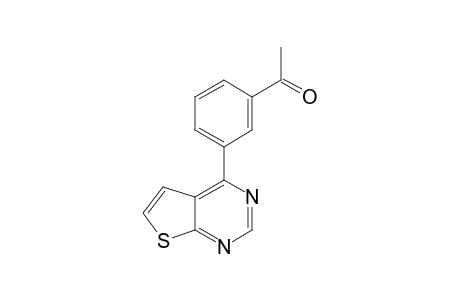 1-(3-Thieno[2,3-d]pyrimidin-4-ylphenyl)ethanon