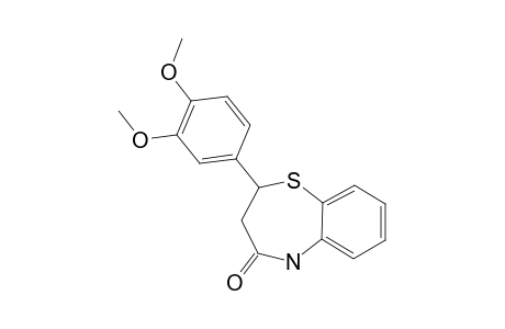 2-(3,4-Dimethoxy)-2,3,4,5-tetrahydro-1,5-benzothiazepin-4-on
