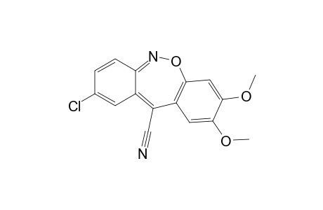 14-chloro-5,6-dimethoxy-9-oxa-10-azatricyclo[9.4.0.0(3,8)]pentadeca-1,3(8),4,6,10,12,14-heptaene-2-carbonitrile