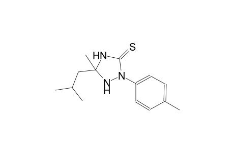 5-Isobutyl-5-methyl-2-p-tolyl-[1,2,4]triazolidine-3-thione