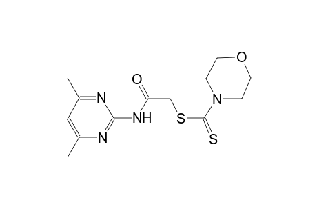 2-[(4,6-dimethyl-2-pyrimidinyl)amino]-2-oxoethyl 4-morpholinecarbodithioate