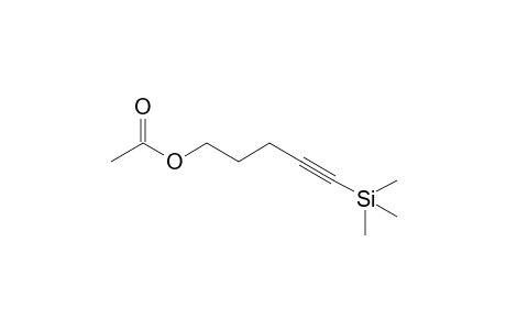 5-(Trimethylsilyl)pent-4-ynyl acetate