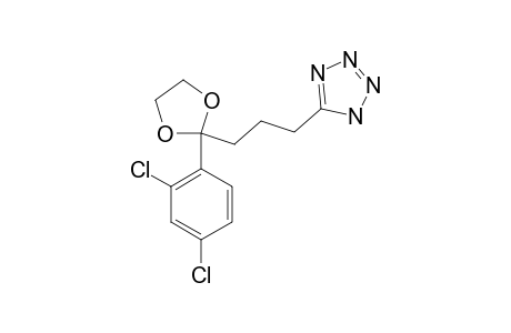 2-(2,4-DICHLOROPHENYL)-2-[3-(5-TETRAZOLYL)-PROPYL]-1,3-DIOXOLANE