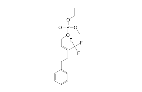 DIETHYL-5-PHENYL-3-(TRIFLUOROMETHYL)-2-PENTENYL-PHOSPHATE;(Z)-ISOMER