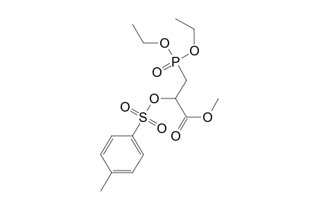 Propanoic acid, 3-(diethoxyphosphinyl)-2-[[(4-methylphenyl)sulfonyl]oxy]-, methyl ester