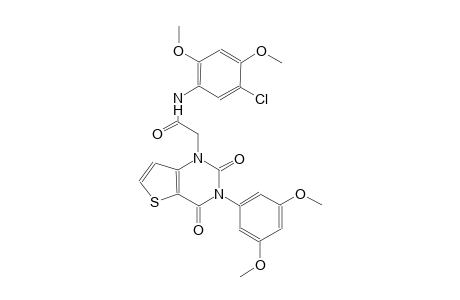 N-(5-chloro-2,4-dimethoxyphenyl)-2-(3-(3,5-dimethoxyphenyl)-2,4-dioxo-3,4-dihydrothieno[3,2-d]pyrimidin-1(2H)-yl)acetamide