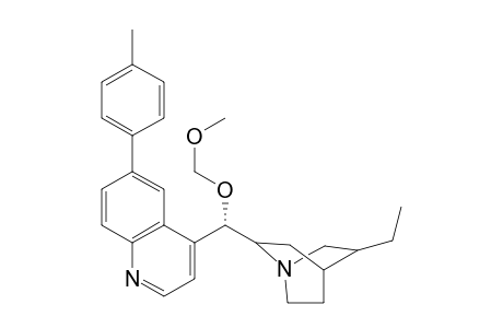 8-Ethyl-2-((S)-(methoxymethoxy)(6-p-tolylquinolin-4-yl)methyl)quinuclidine