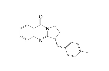 2,3-dihydro-3-(p-methylbenzylidene)pyrrolo[2,1-b]quinazolin-9(1H)-one