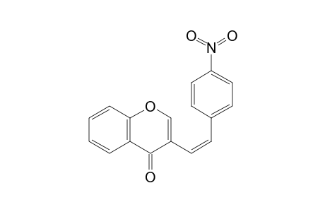3-[(Z)-2-(4-nitrophenyl)ethenyl]-1-benzopyran-4-one