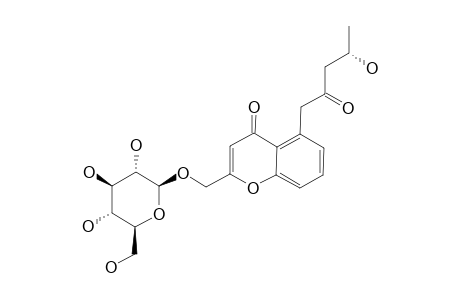 5-[(S)-2'-OXO-4'-HYDROXYPENTYL]-2-(BETA-GLUCOPYRANOSYLOXY-METHYL)-CHROMONE