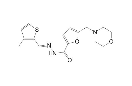 N'-[(E)-(3-methyl-2-thienyl)methylidene]-5-(4-morpholinylmethyl)-2-furohydrazide