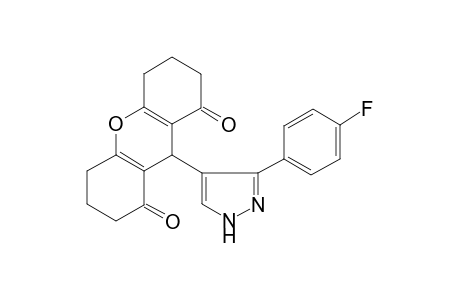 9-[5-(4-fluorophenyl)-1H-pyrazol-4-yl]-3,4,5,6,7,9-hexahydro-2H-xanthene-1,8-dione