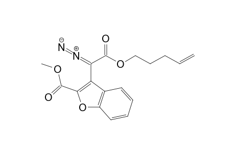 3-[Diazo(pentyloxycarbonyl)methyl]benzofuran-2-carboxylic acid methyl ester