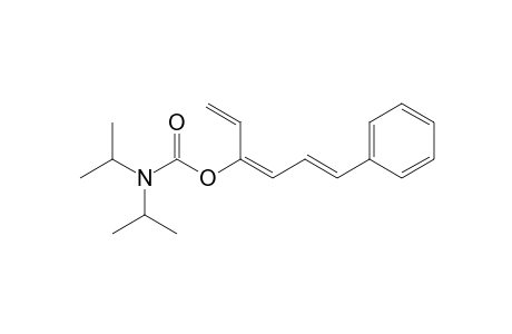 (E)-1-(2-Phenylethenyl)-2-[(diisopropylamino)carbonyloxy]-1.3-butadiene