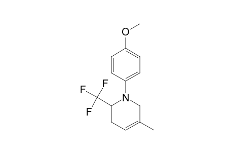 1-(4-METHOXYPHENYL)-5-METHYL-2-TRIFLUOROMETHYL-1,2,3,6-TETRAHYDROPYRIDINE