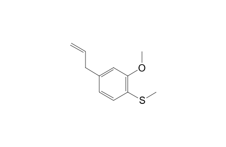 (4-allyl-2-methoxyphenyl)(methyl)sulfane