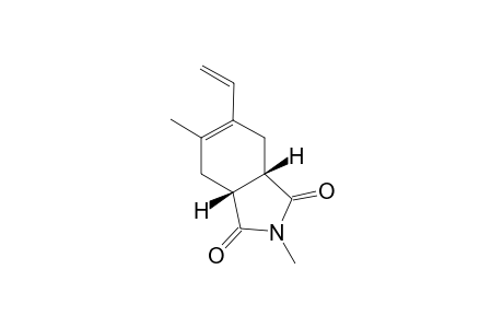 (3aR,7aS)-2,5-dimethyl-6-vinyl-3a,4,7,7a-tetrahydro-1H-isoindole-1,3(2H)-dione