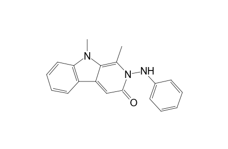 1,9-Dimethyl-2-phenylamino-2,9-dihydro-.beta.-carbolin-3-one