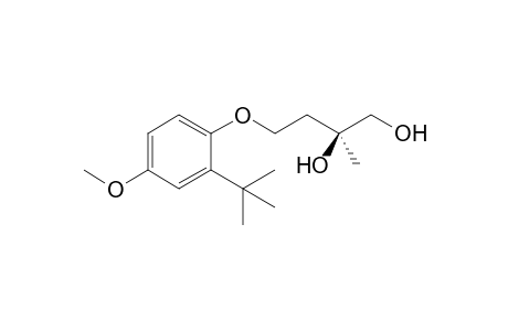 (S)-4-(2-tert-Butyl-4-methoxyphenoxy)-2-methylbutane-1,2-diol